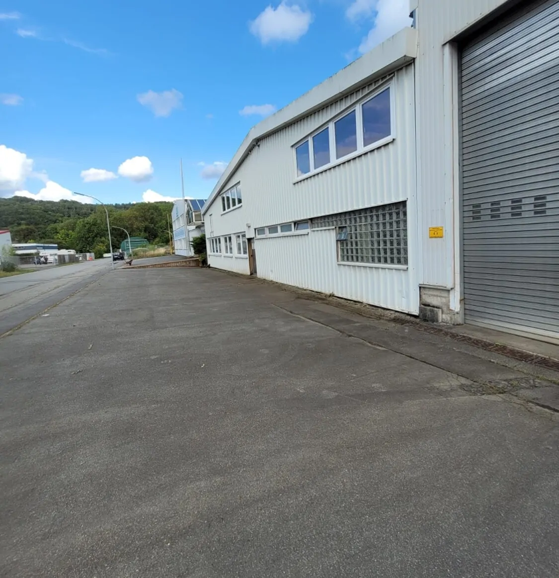 Zur Vermietung: Teilbare Gewerbehallen im Gewerbegebiet von Barbis mit ca. 7.400 m² Fläche