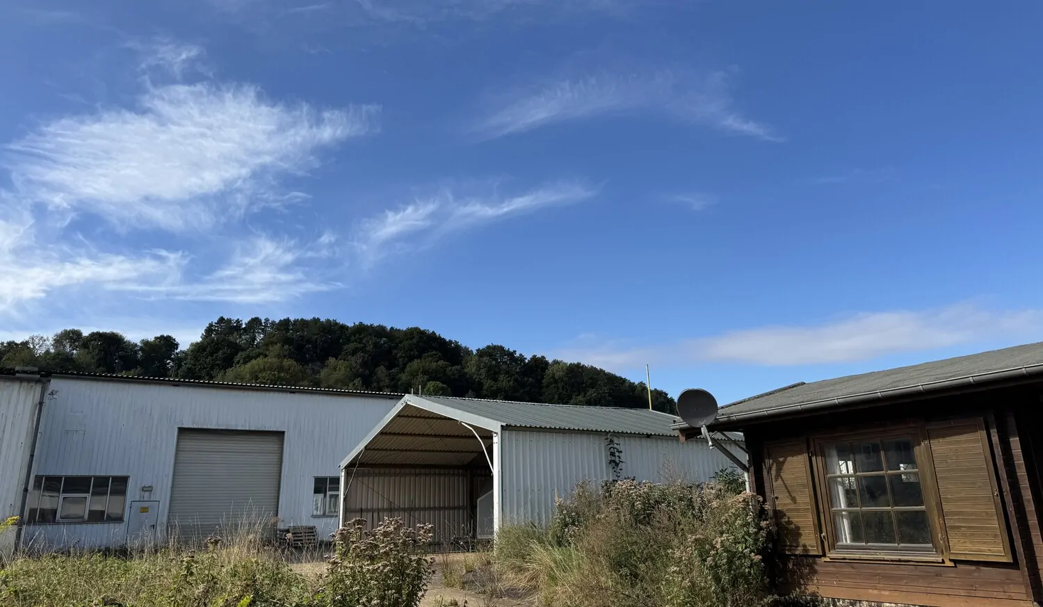 Zur Vermietung: Teilbare Gewerbehallen im Gewerbegebiet von Barbis mit ca. 7.400 m² Fläche