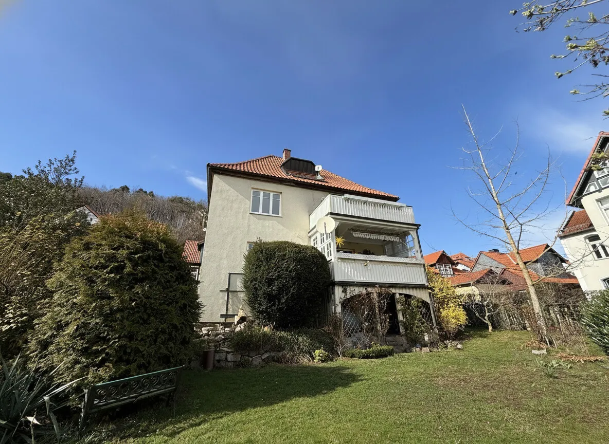 Ansicht vom Garten Neu