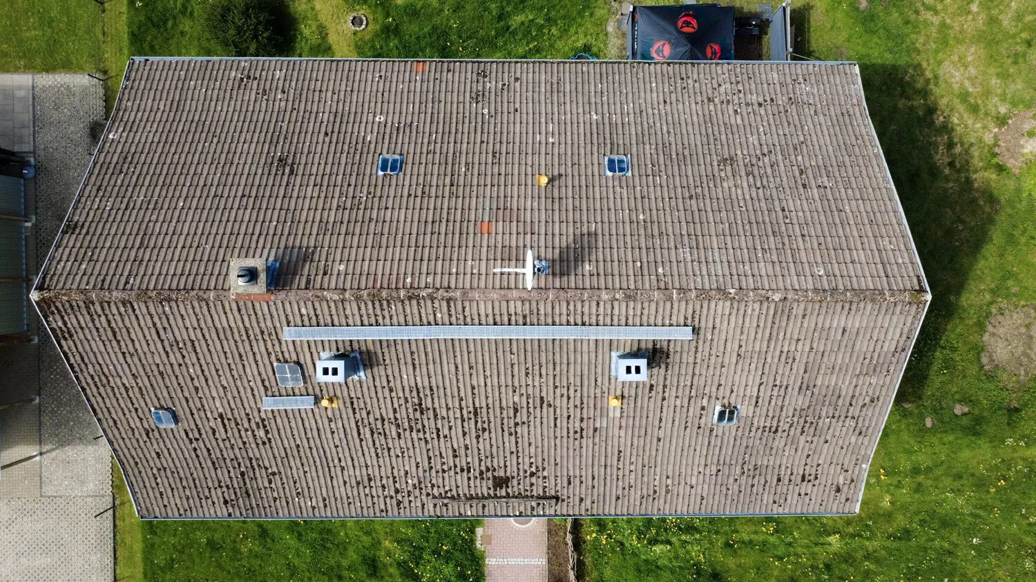 Draufsicht Dach