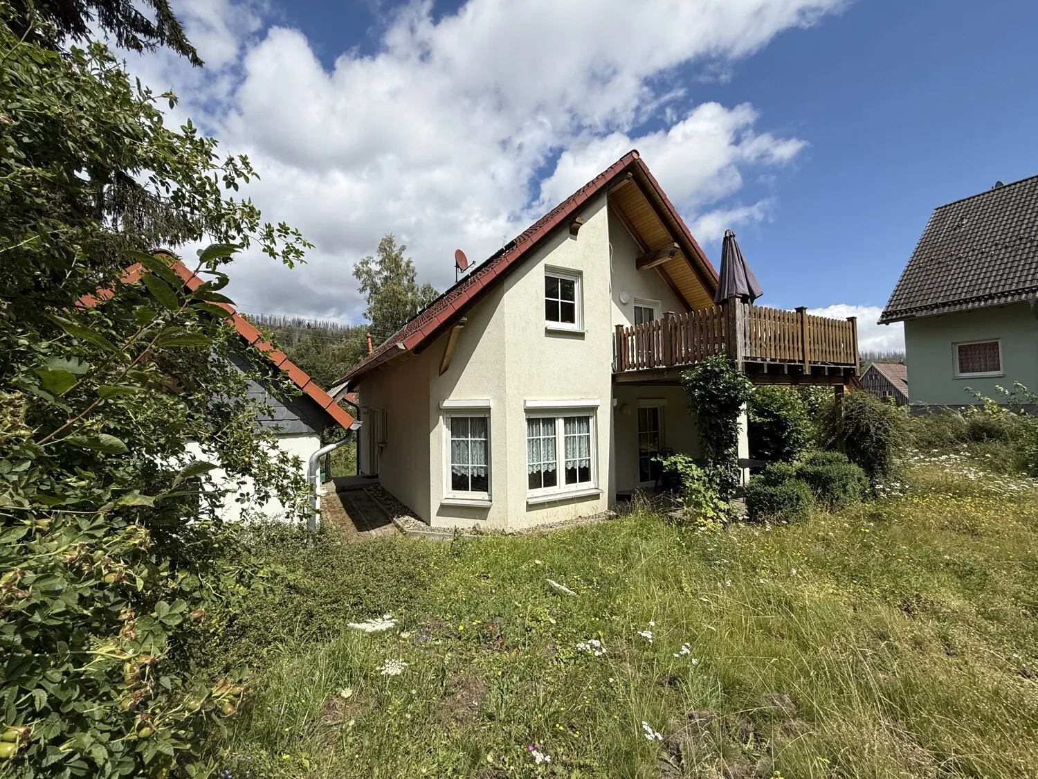 Ansicht Haus vom Garten.