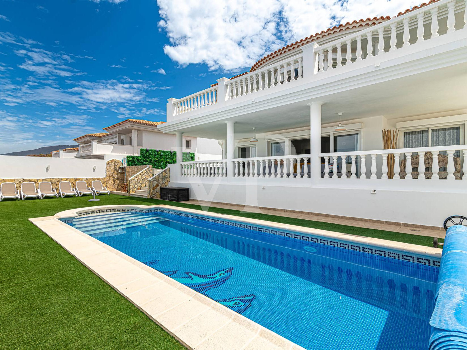 Helle moderne Luxusvilla mit  Meerblick in Roque del Conde