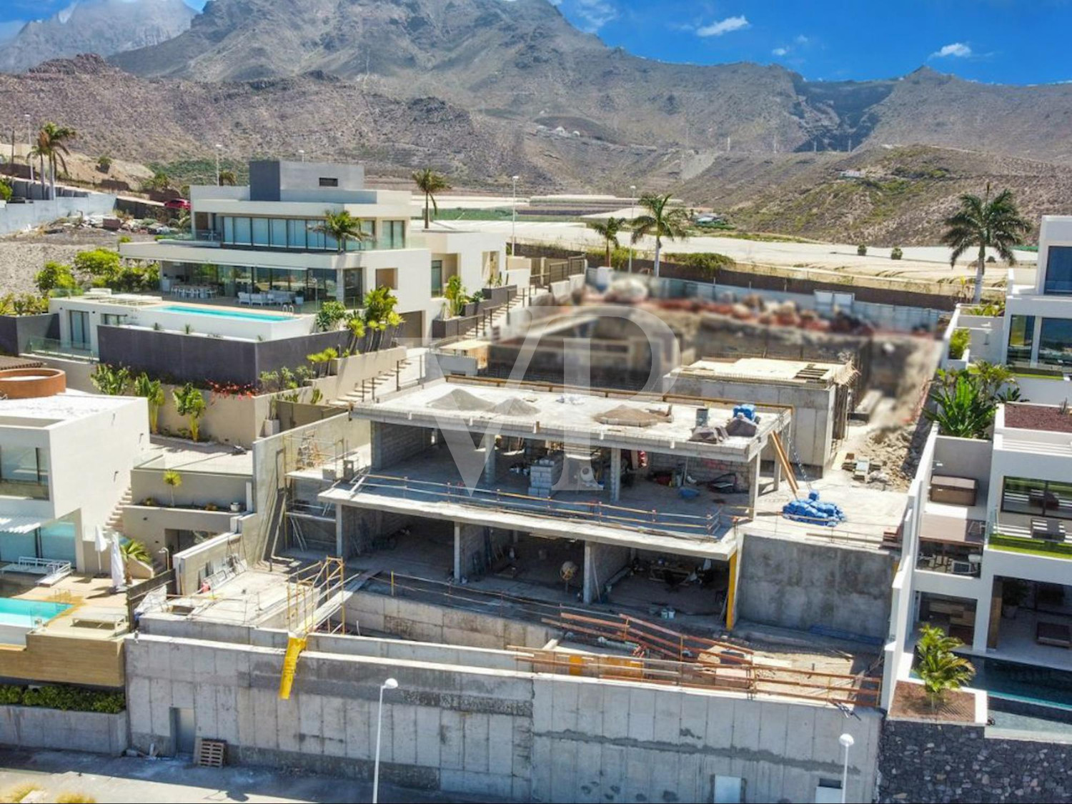 Neubauvilla mit atemberaubendem Meerblick in Caldera del Rey