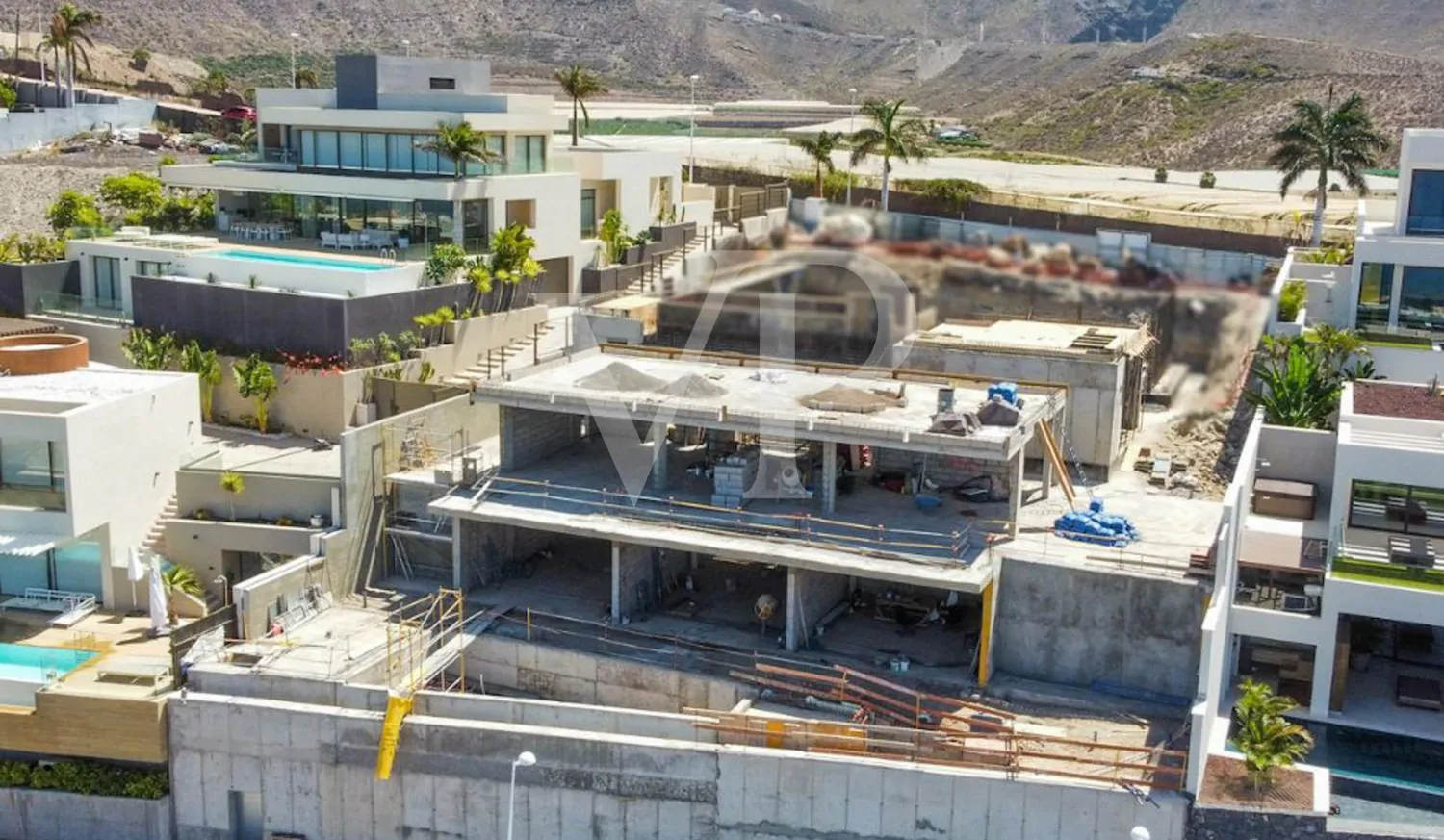 Neubauvilla mit atemberaubendem Meerblick in Caldera del Rey