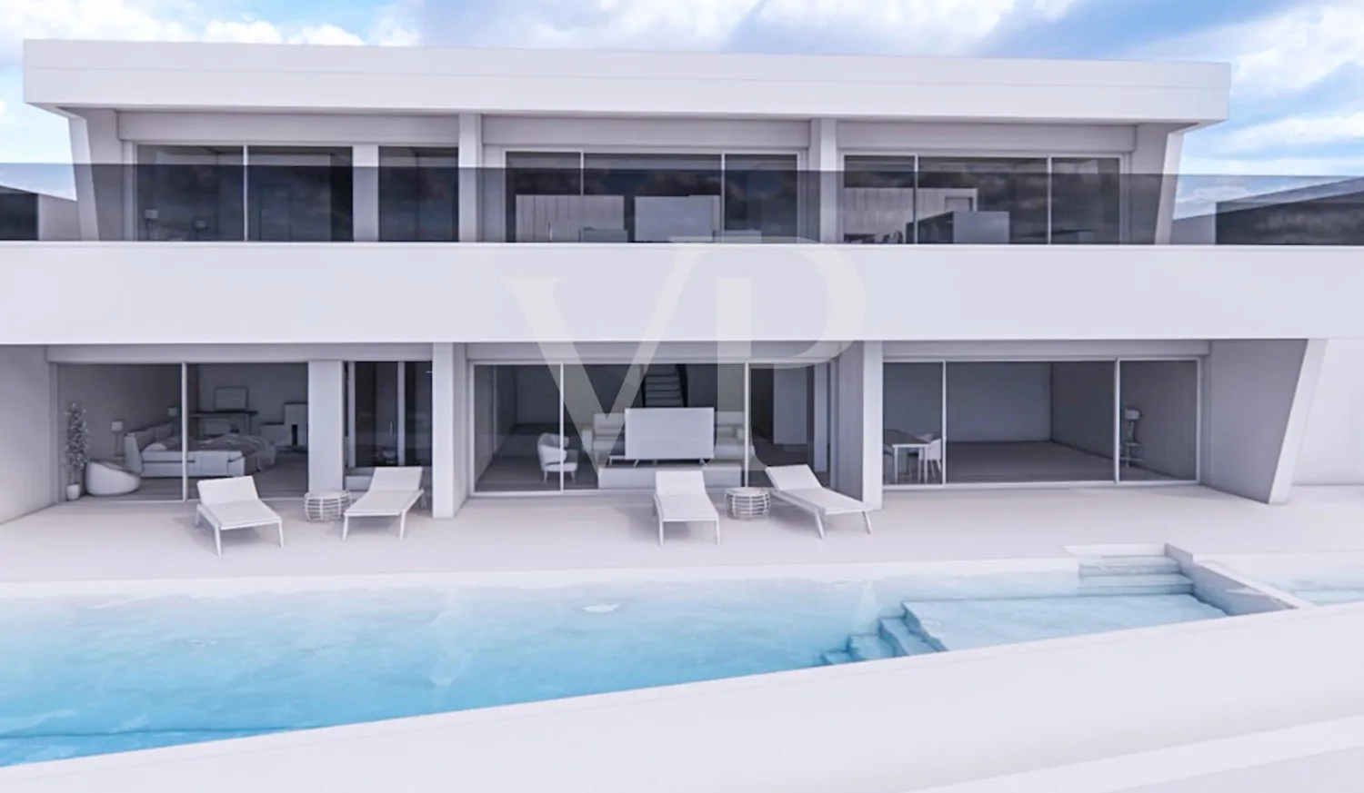 Neubauvilla mit atemberaubendem Meerblick in Caldera del Rey