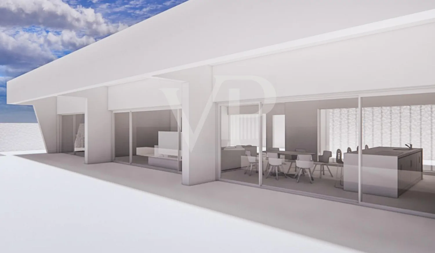 Neubauvilla mit atemberaubendem Meerblick in Caldera del Rey