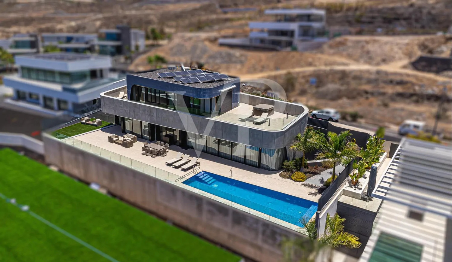 Exklusive Design-Villa mit Luxusausstattung und Traumblick auf das Meer