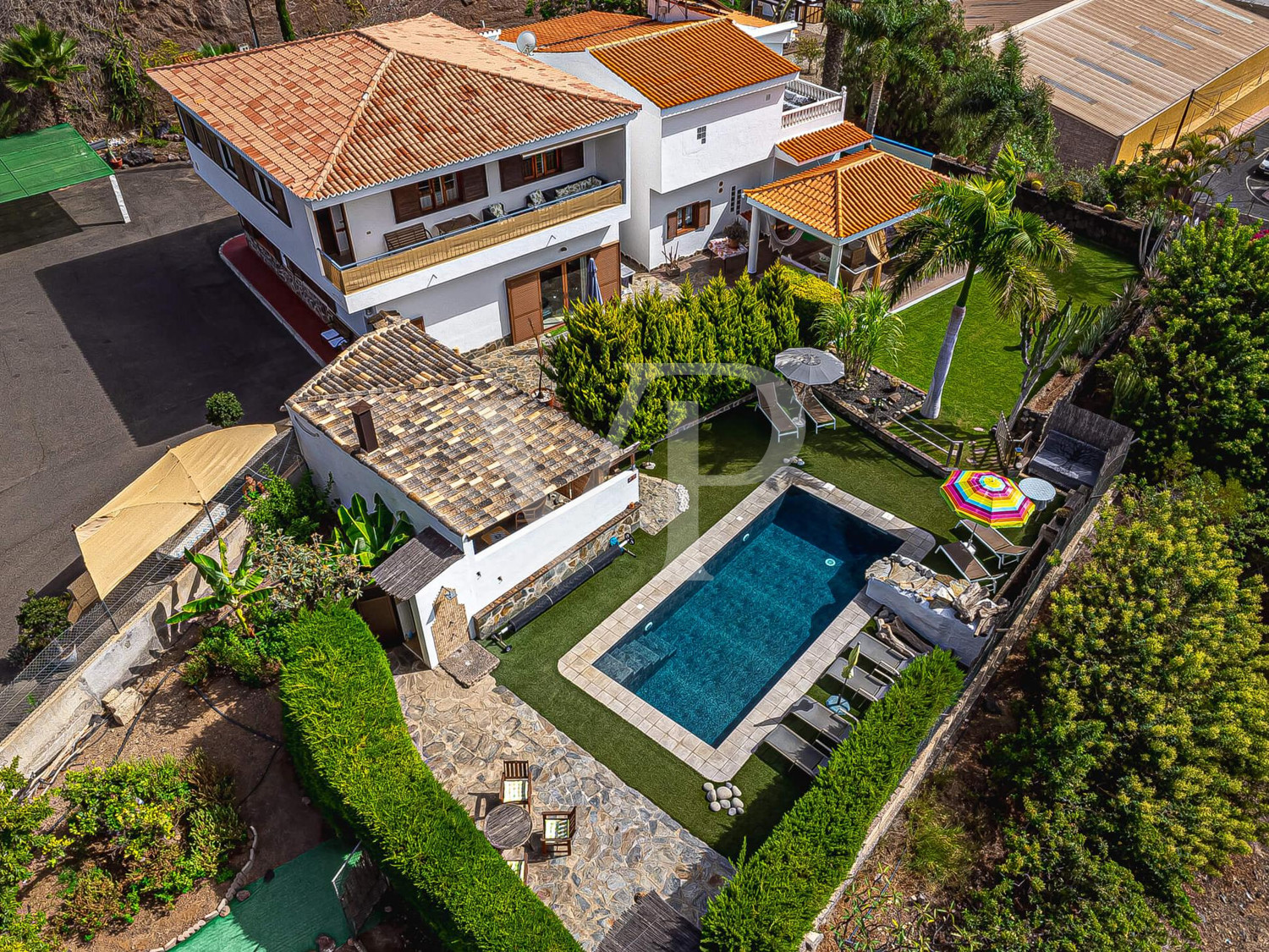 Idílica finca en Tenerife sur con vistas al mar