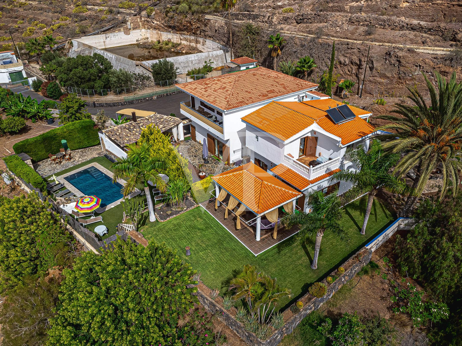 Idílica finca en Tenerife sur con vistas al mar