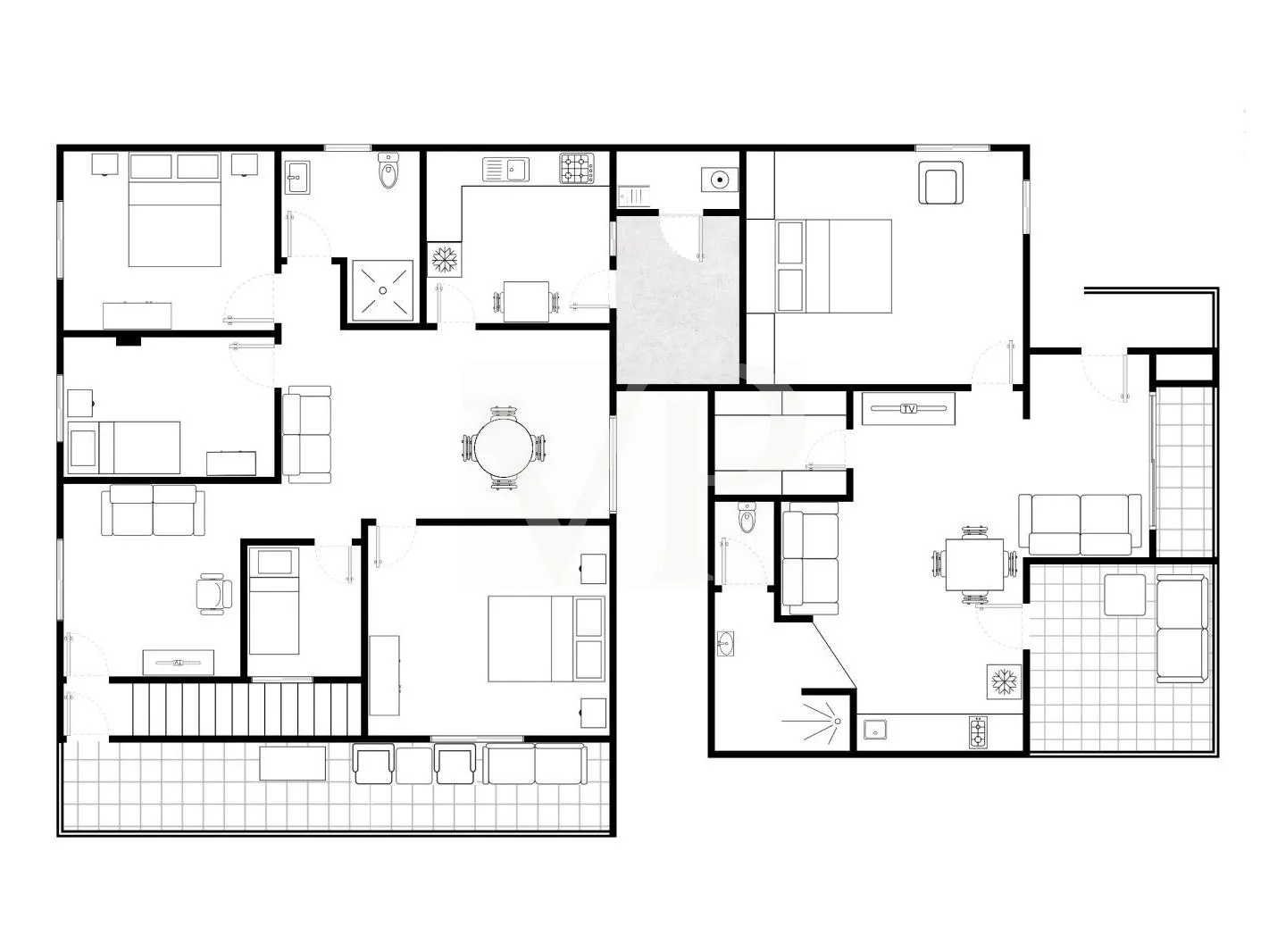 Luxusvilla mit privatem Pool und Meerblick in Rokabella