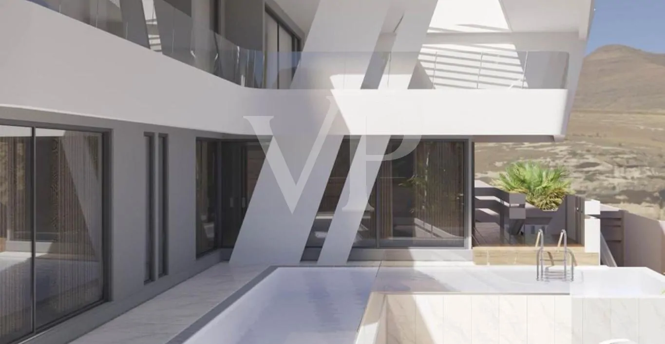 Exklusives Baugrundstück mit genehmigtem Luxusvillenprojekt in Roque del Conde