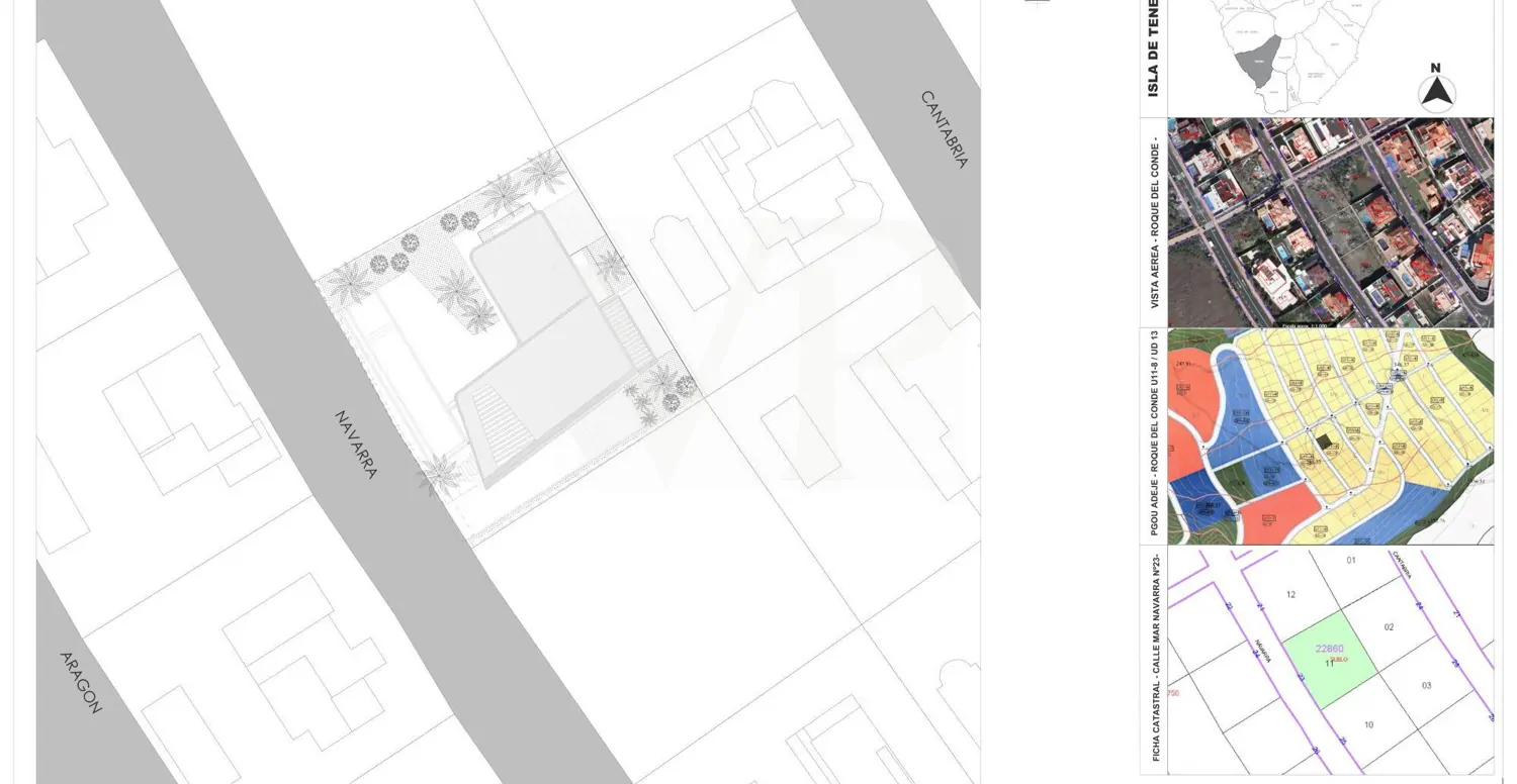 Exklusives Baugrundstück mit genehmigtem Luxusvillenprojekt in Roque del Conde