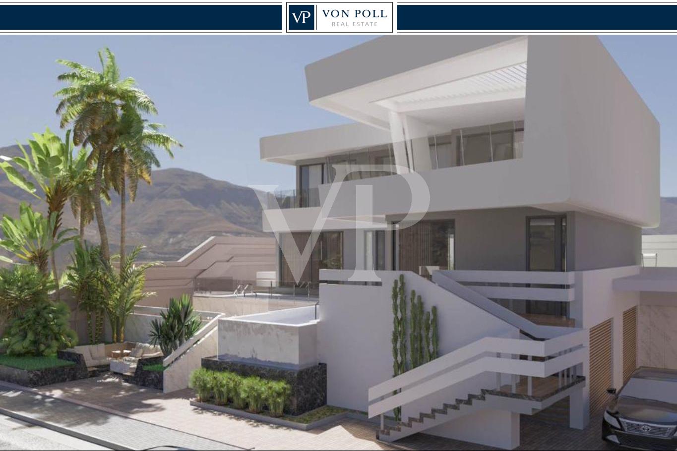 Exklusives Baugrundstück mit genehmigtem Luxusvillenprojekt in Roque del Conde