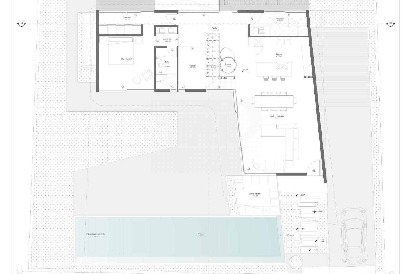 Exklusives Baugrundstück mit genehmigtem Luxusvillenprojekt in Roque del Conde