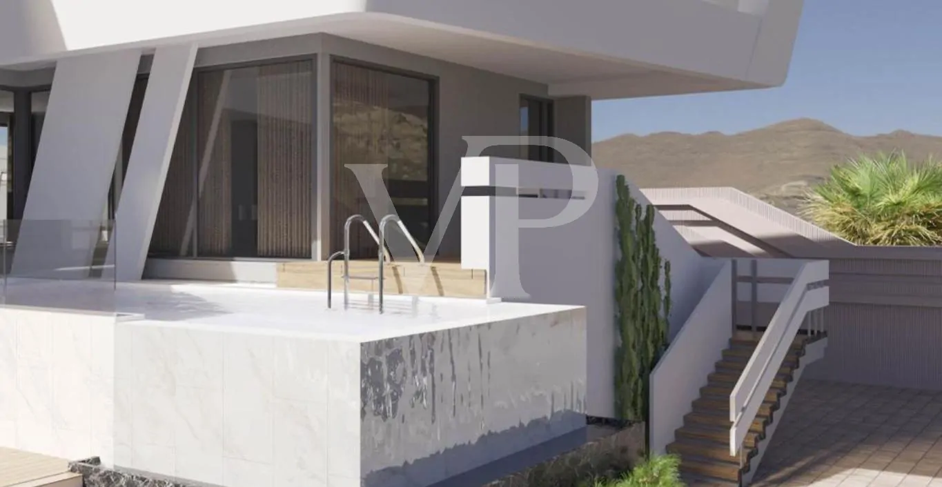 Exklusives Baugrundstück mit genehmigtem Luxusvillenprojekt in Roque del Conde