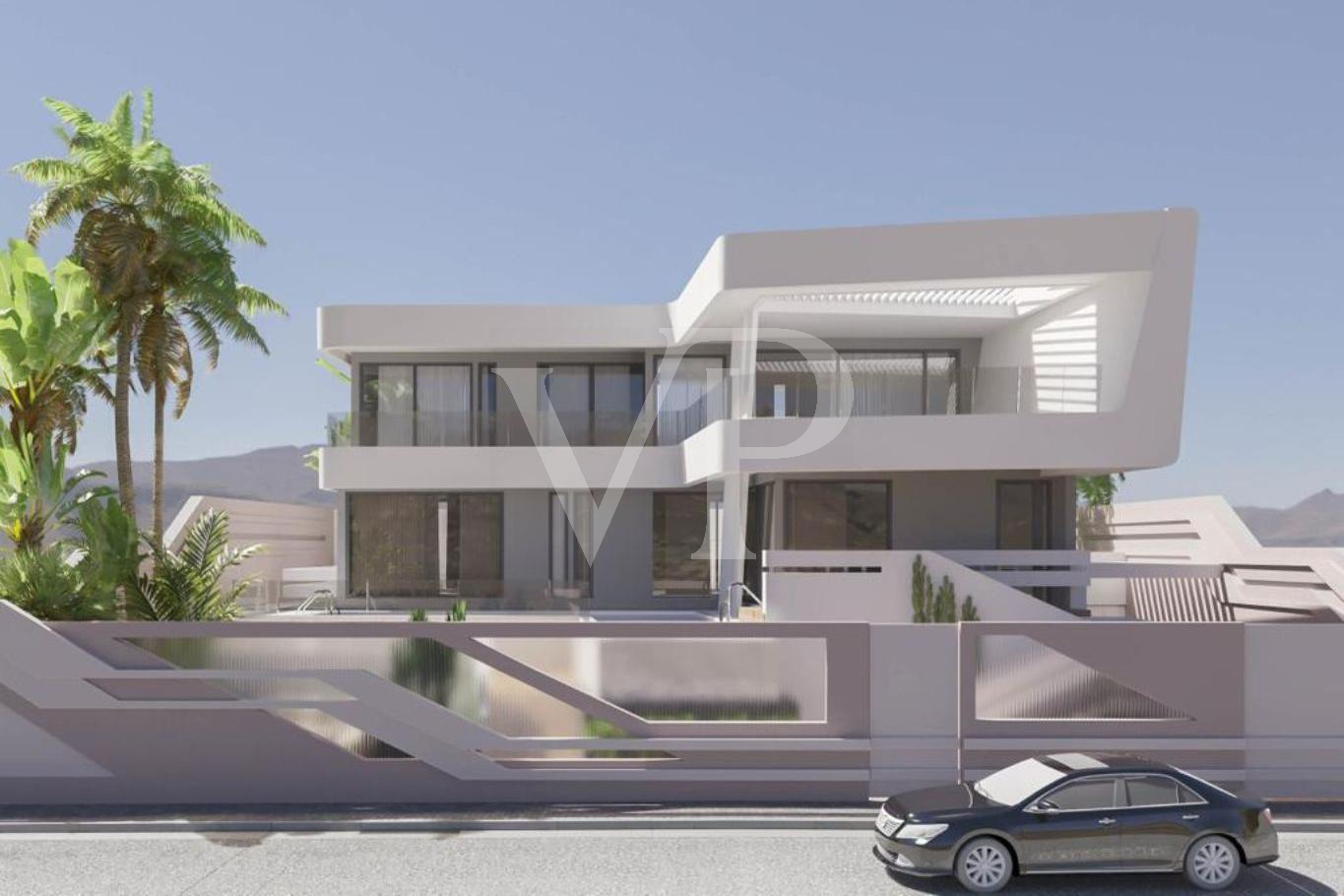 Exclusive building plot with approved licence for a luxury Villa Project in Roque del Conde