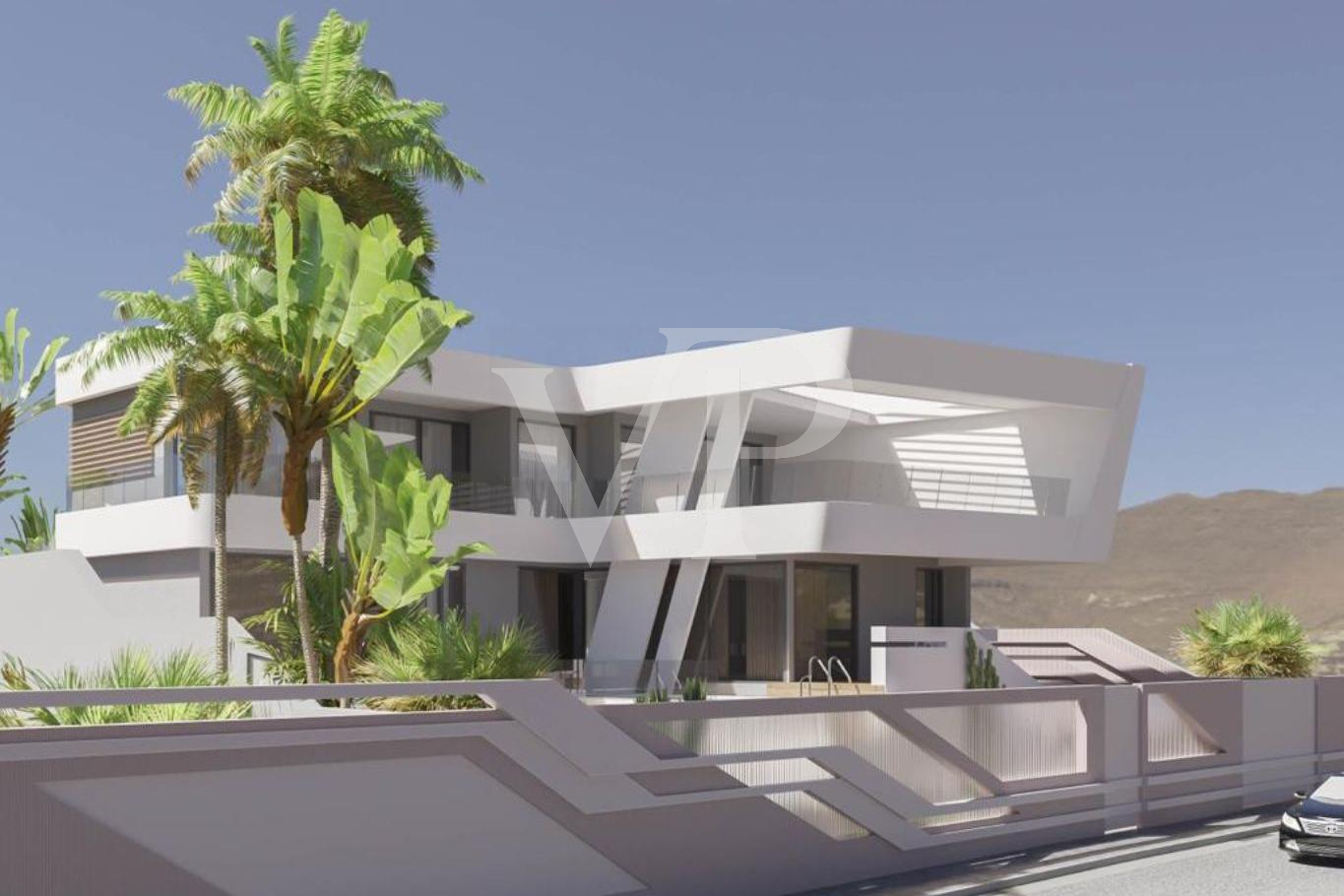 Exclusive building plot with approved licence for a luxury Villa Project in Roque del Conde