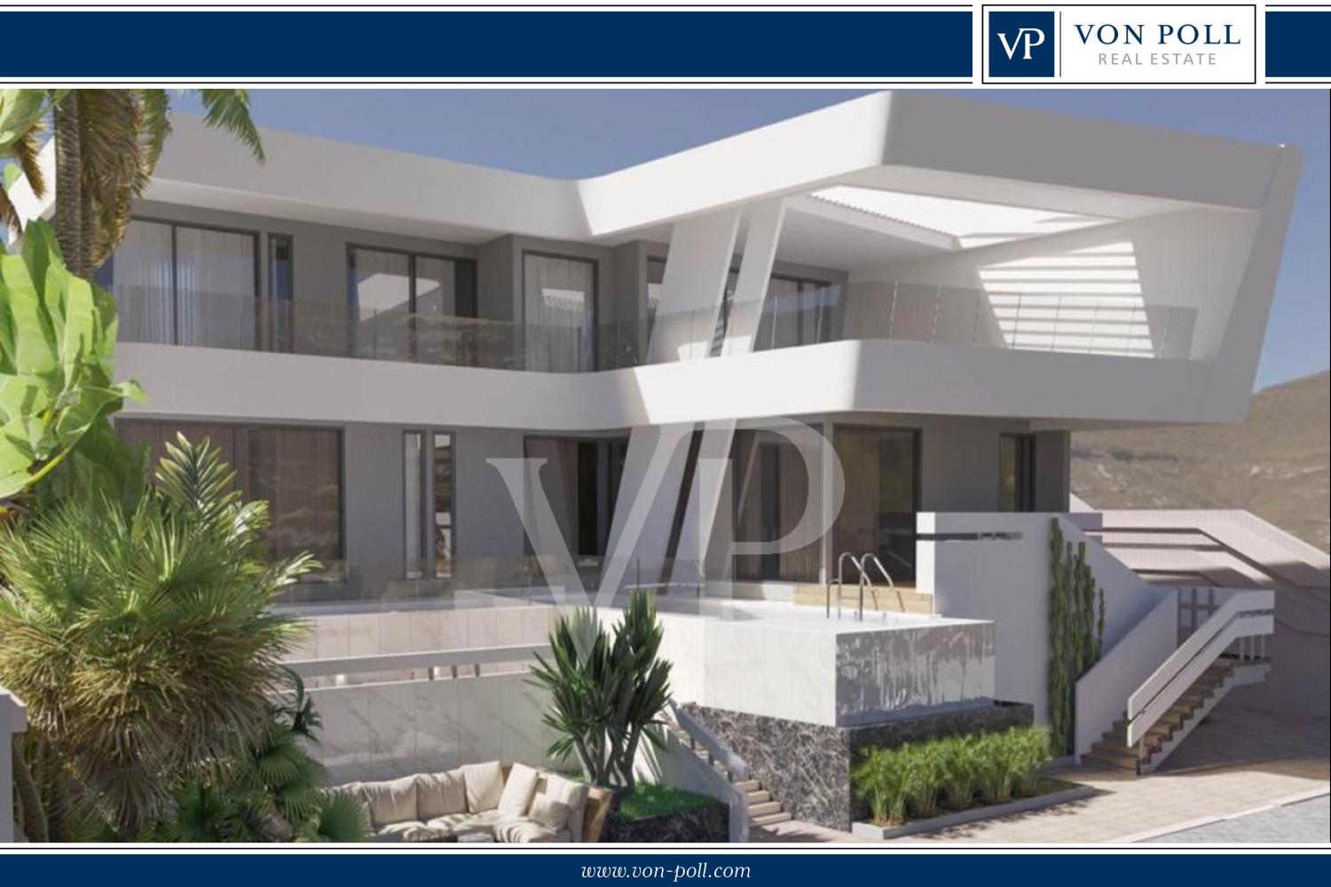 Exclusive building plot with approved licence for a luxury Villa Project in Roque del Conde