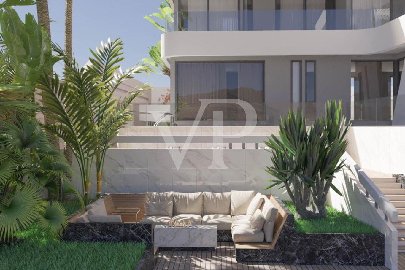 Exclusive building plot with approved licence for a luxury Villa Project in Roque del Conde