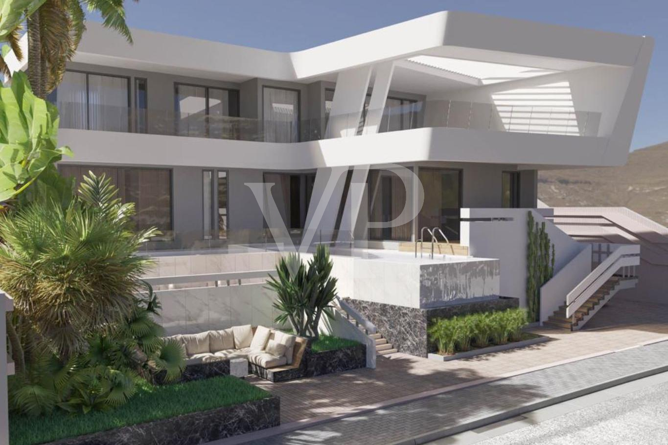 Exclusive building plot with approved licence for a luxury Villa Project in Roque del Conde