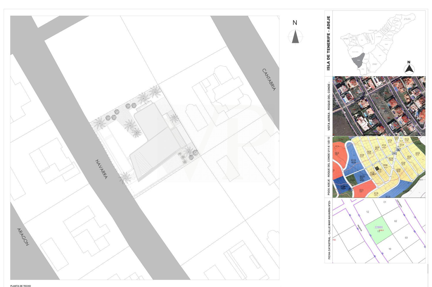 Exclusive building plot with approved licence for a luxury Villa Project in Roque del Conde