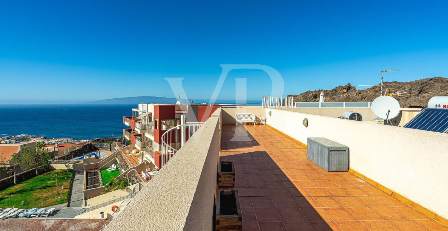 Exklusives Penthaus mit Meerblick und Dachterrasse in Puerto Santiago