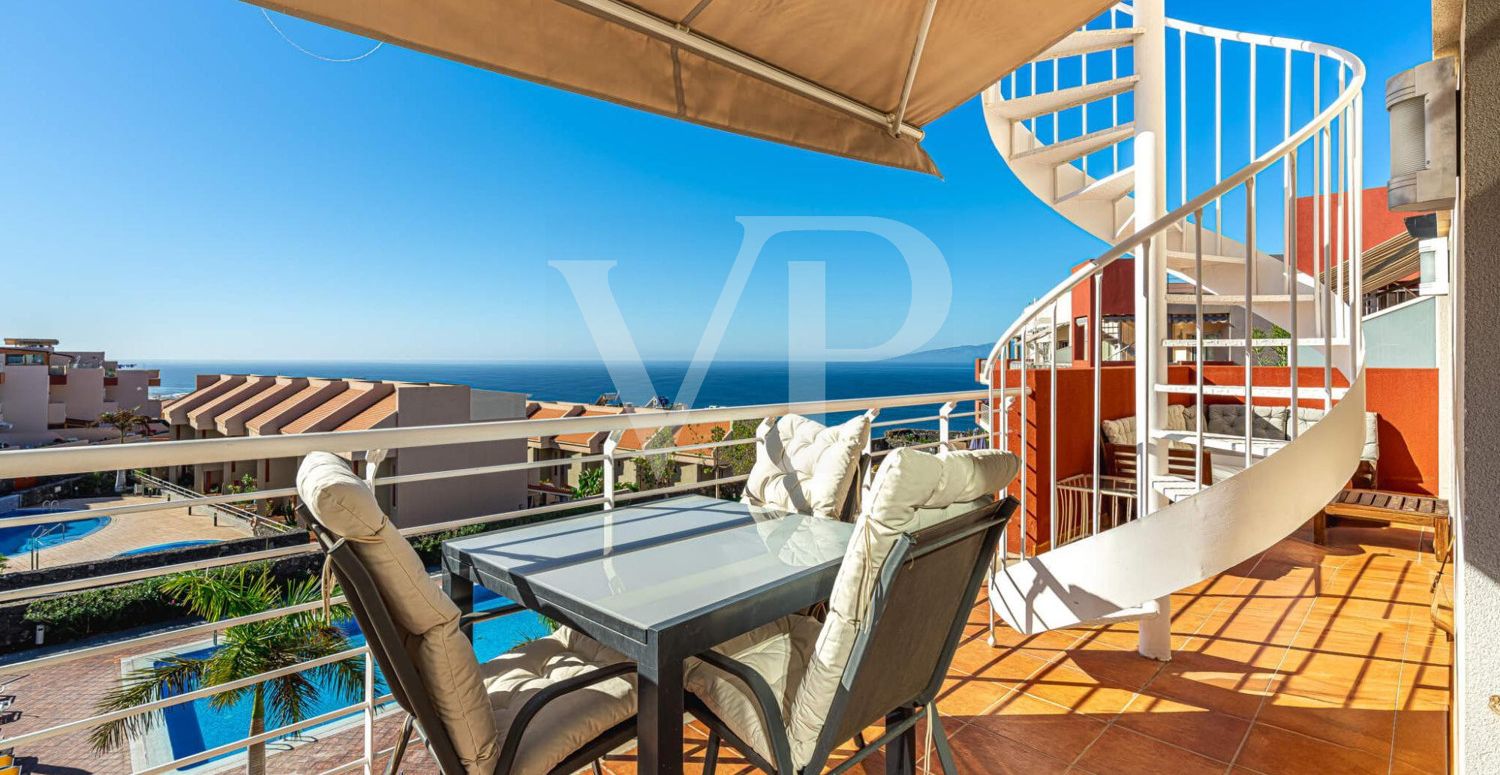 Exklusives Penthaus mit Meerblick und Dachterrasse in Puerto Santiago