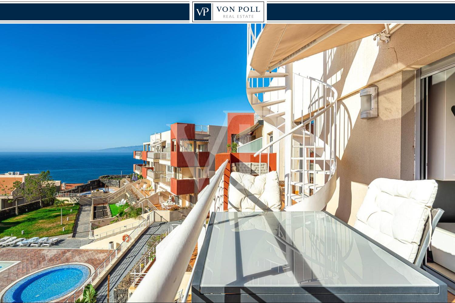 Exklusives Penthaus mit Meerblick und Dachterrasse in Puerto Santiago