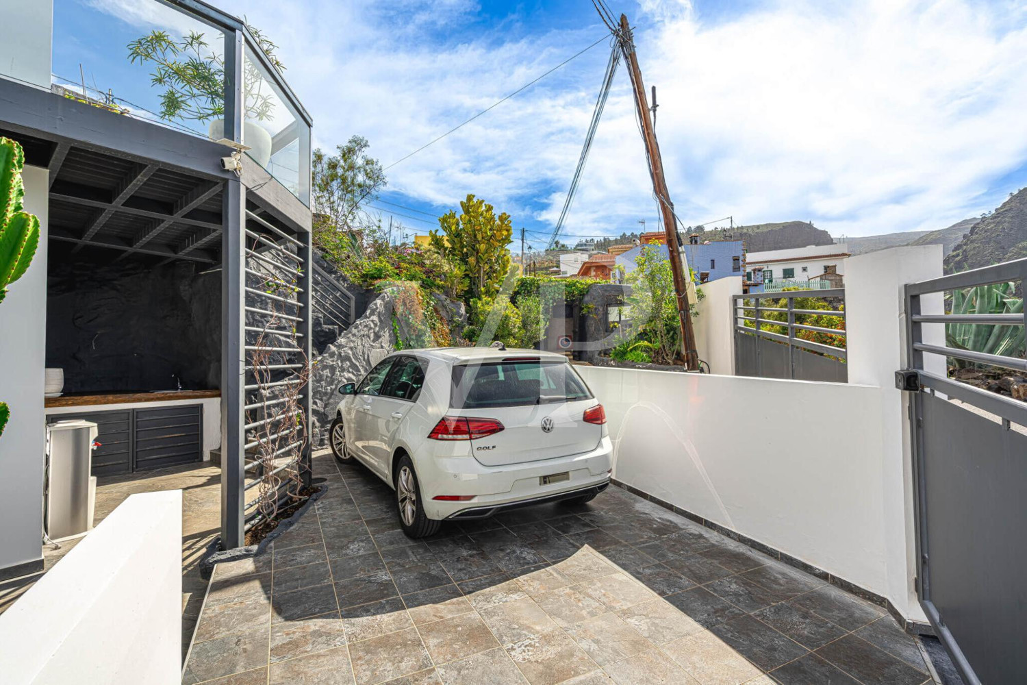 Idyllisches modernes Einfamilienhaus mit Panoramablick