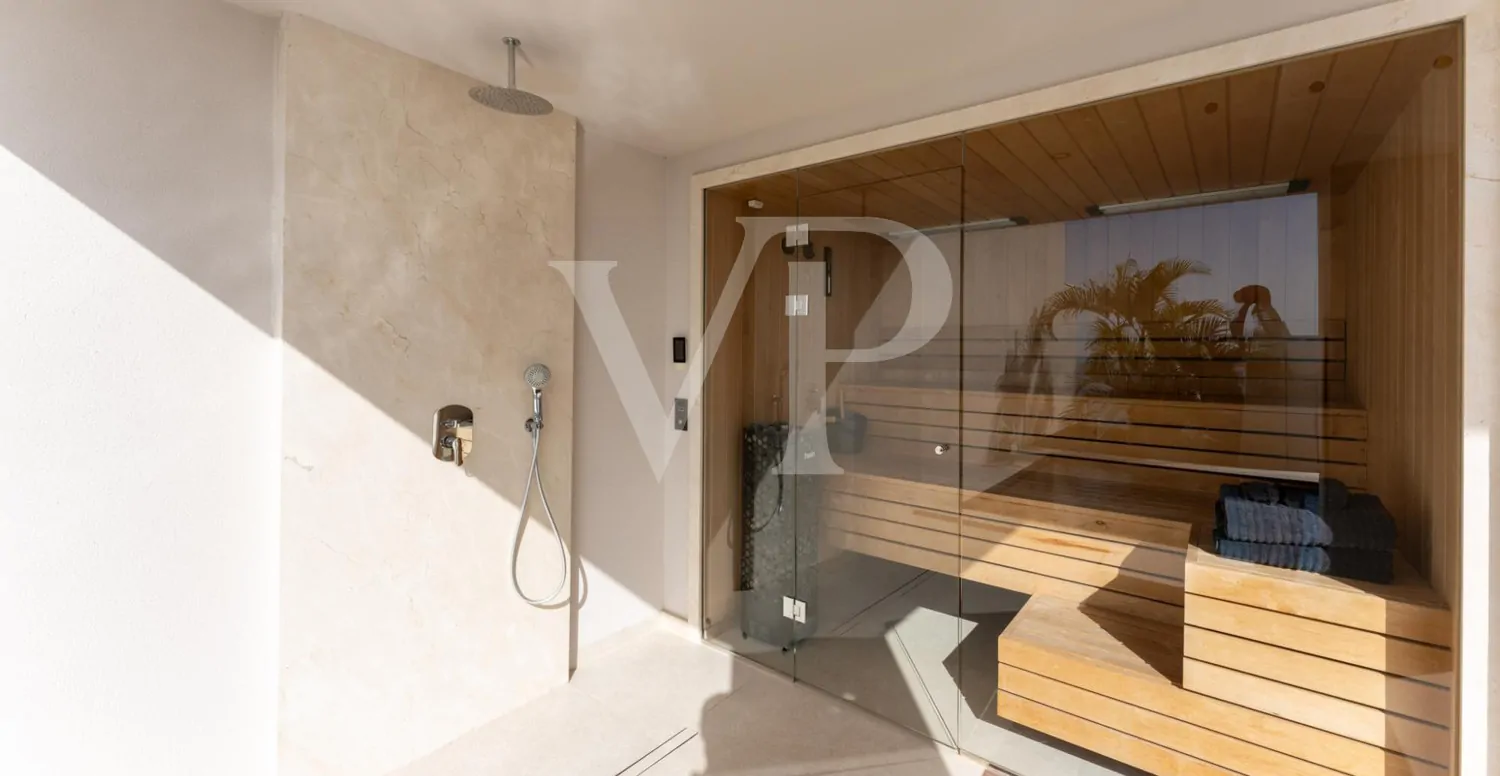 Luxusvilla mit Infinity-Pool und Panoramablick auf den Atlantik