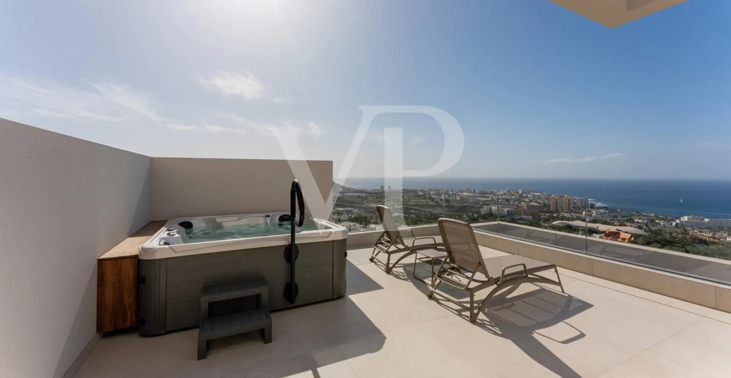 Traumvilla in Caldera del Rey mit panoramischem Atlantikblick