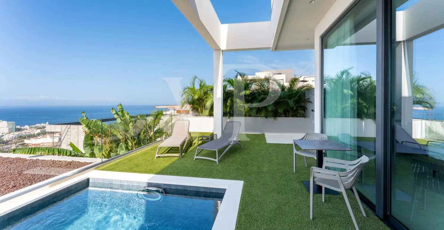 Traumvilla in Caldera del Rey mit panoramischem Atlantikblick
