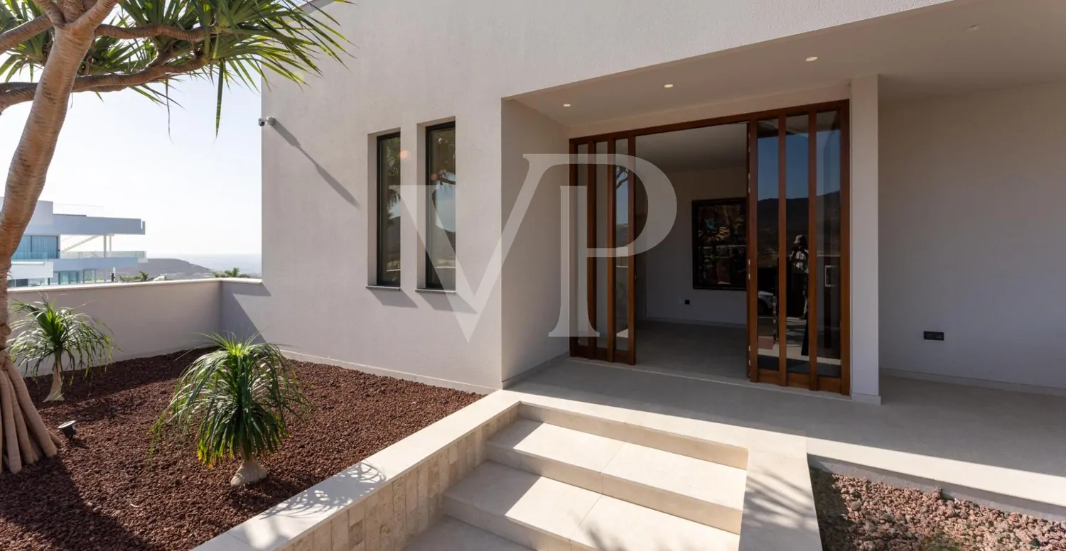 Traumvilla in Caldera del Rey mit panoramischem Atlantikblick