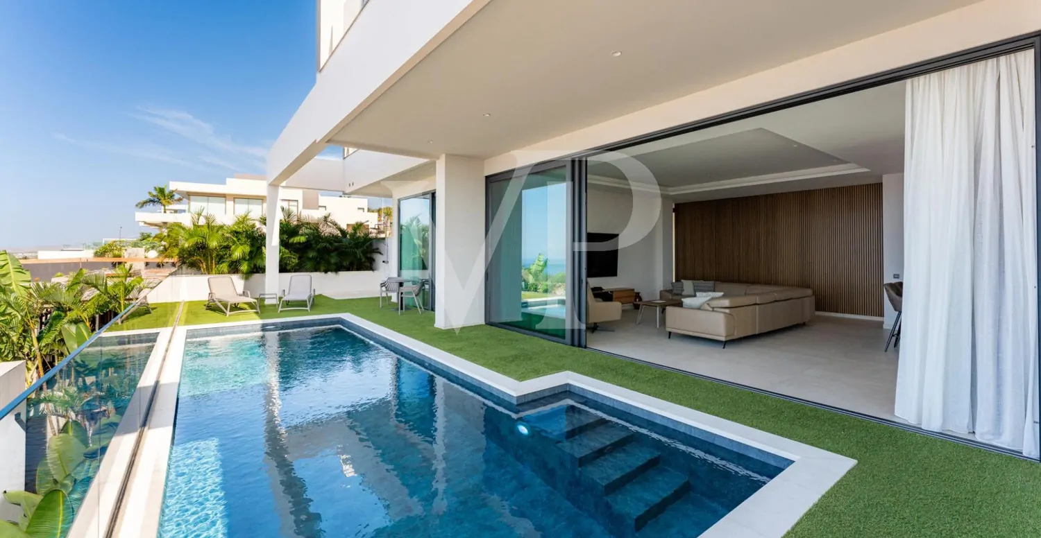 Traumvilla in Caldera del Rey mit panoramischem Atlantikblick