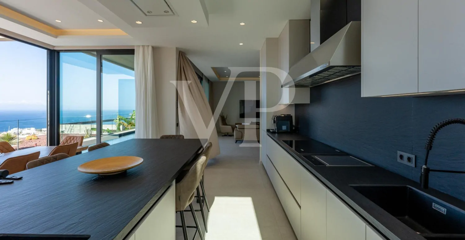 Traumvilla in Caldera del Rey mit panoramischem Atlantikblick