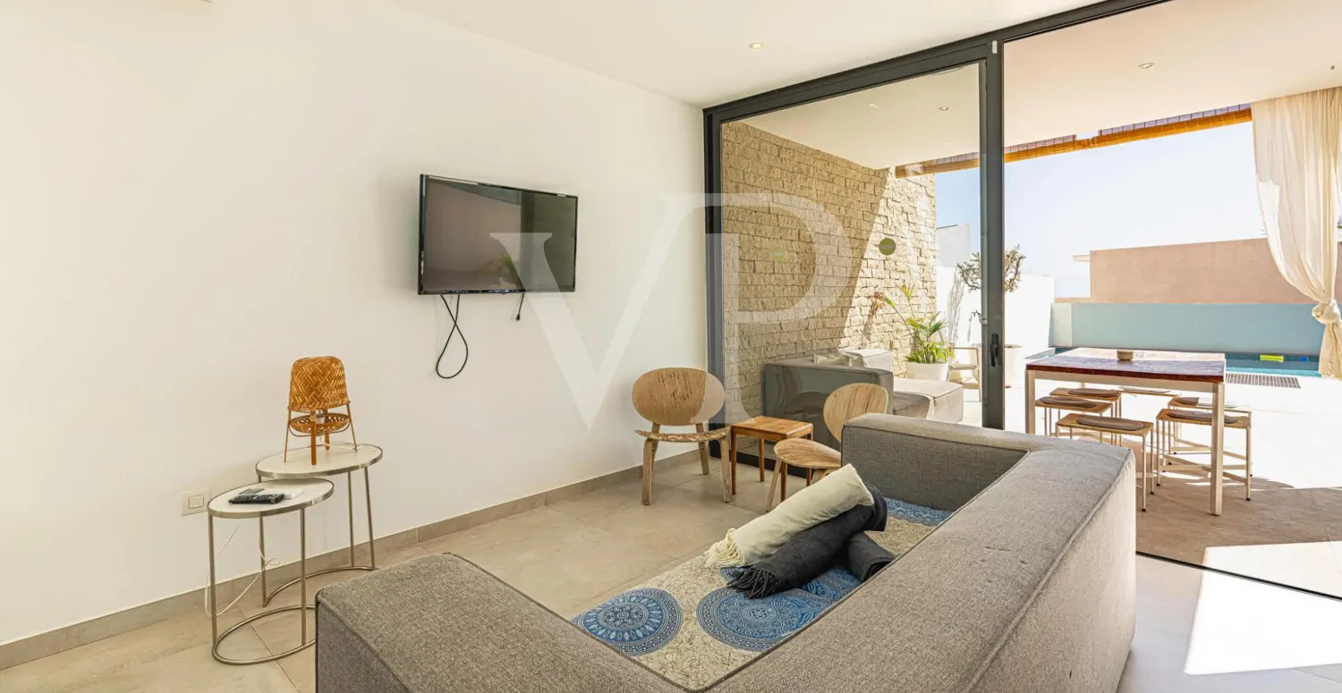 Chalet de lujo con piscina privada en La Caleta