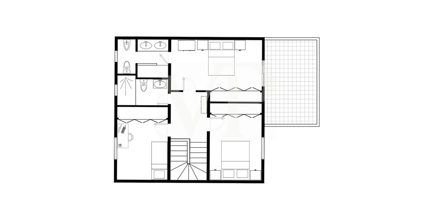 Encantador chalet pareado con vistas al mar en Torviscas