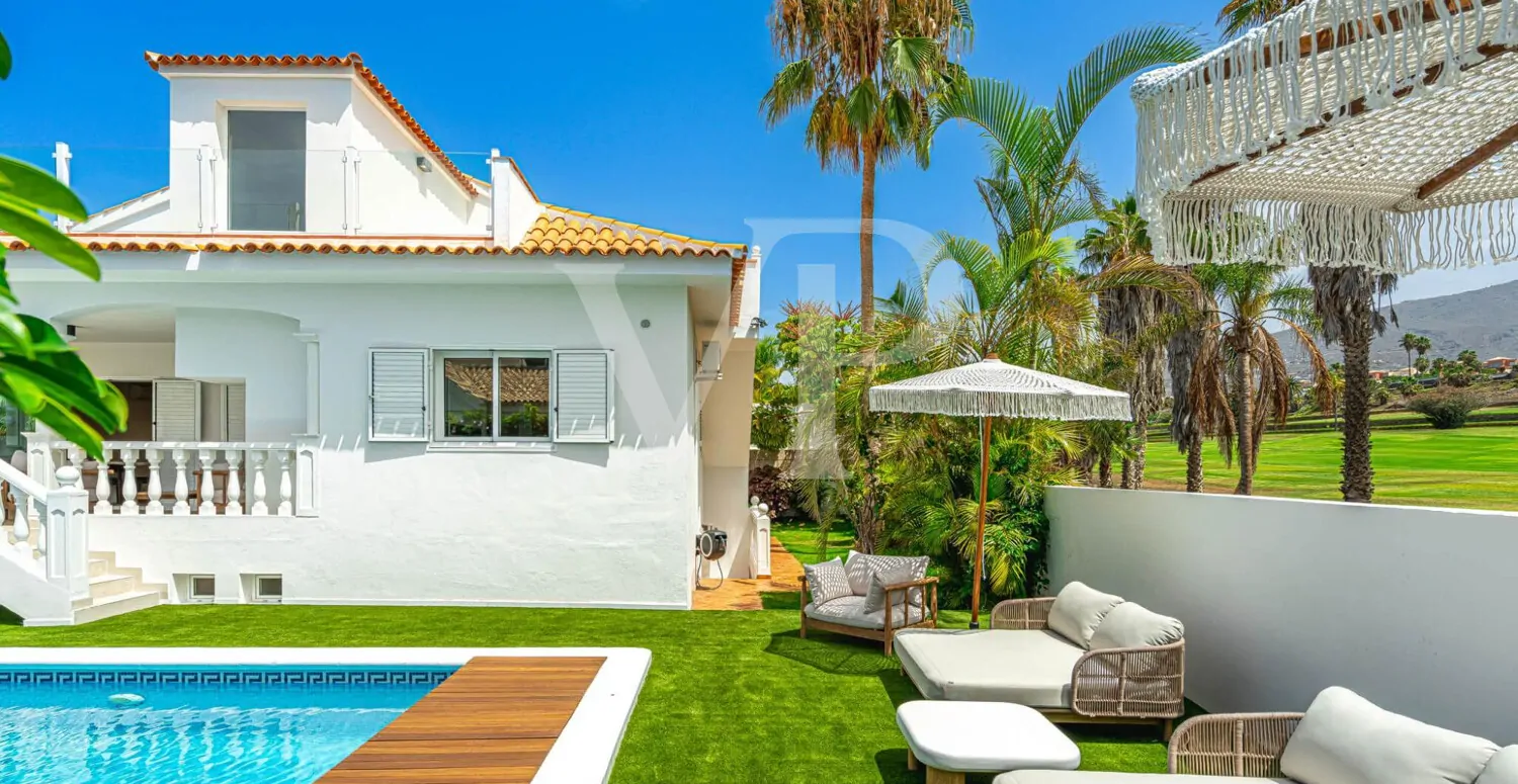 Atemberaubende Villa direkt am Golf Costa Adeje mit Meer- und Bergblick