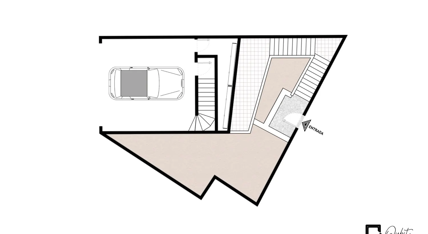 Charming end-terrace house with sea view in Puerto de Santiago