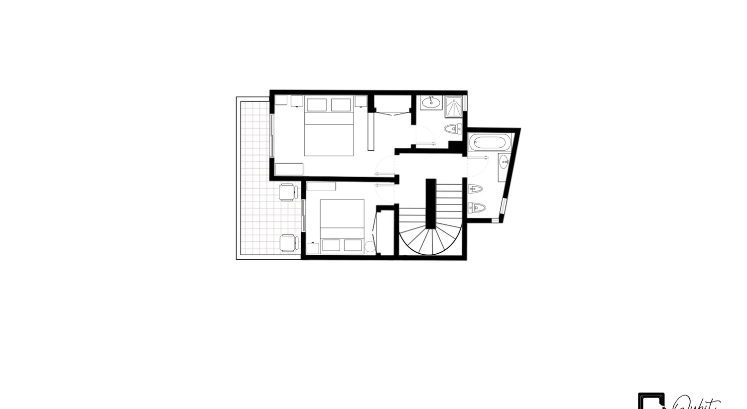 Charming end-terrace house with sea view in Puerto de Santiago