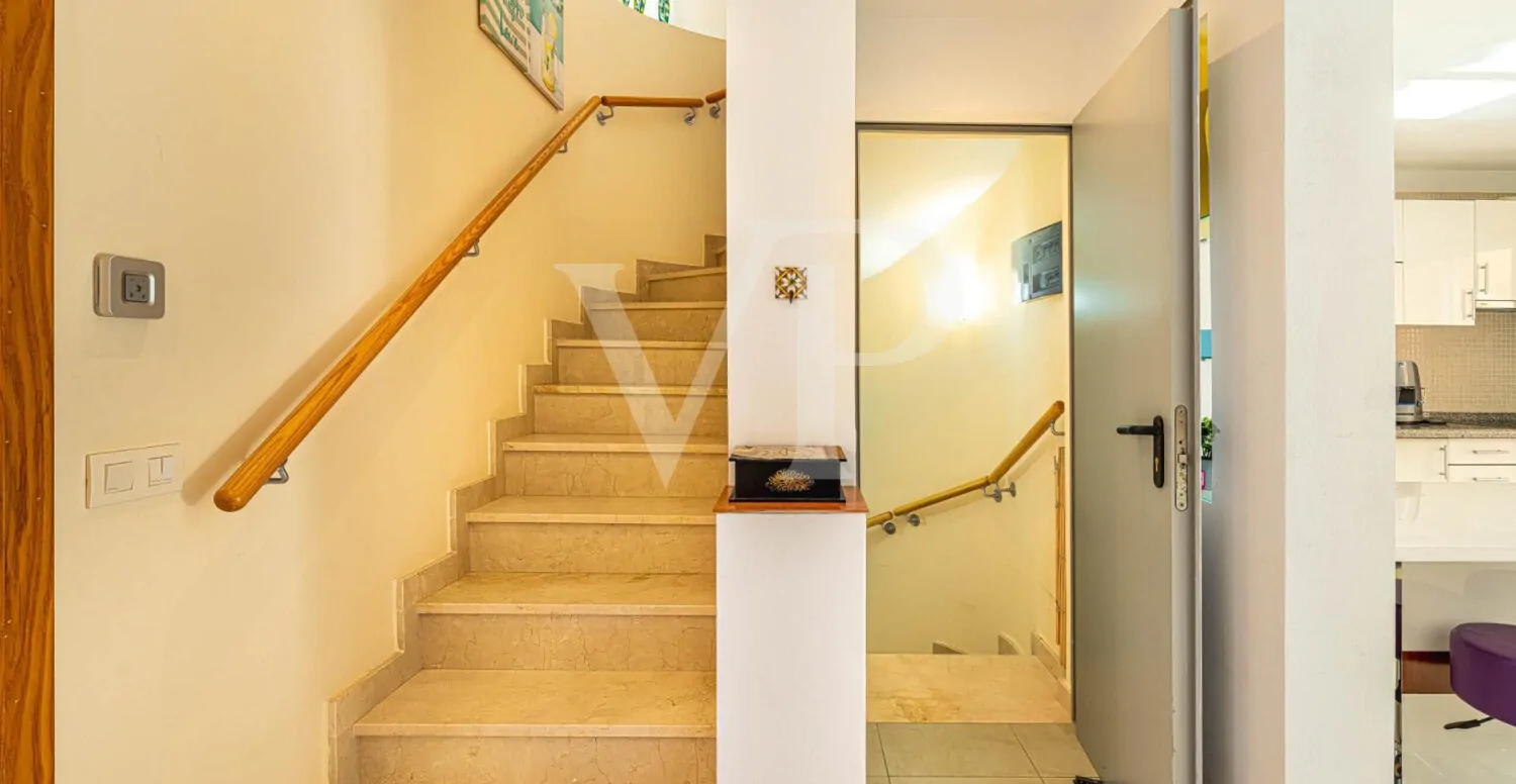 Charming end-terrace house with sea view in Puerto de Santiago