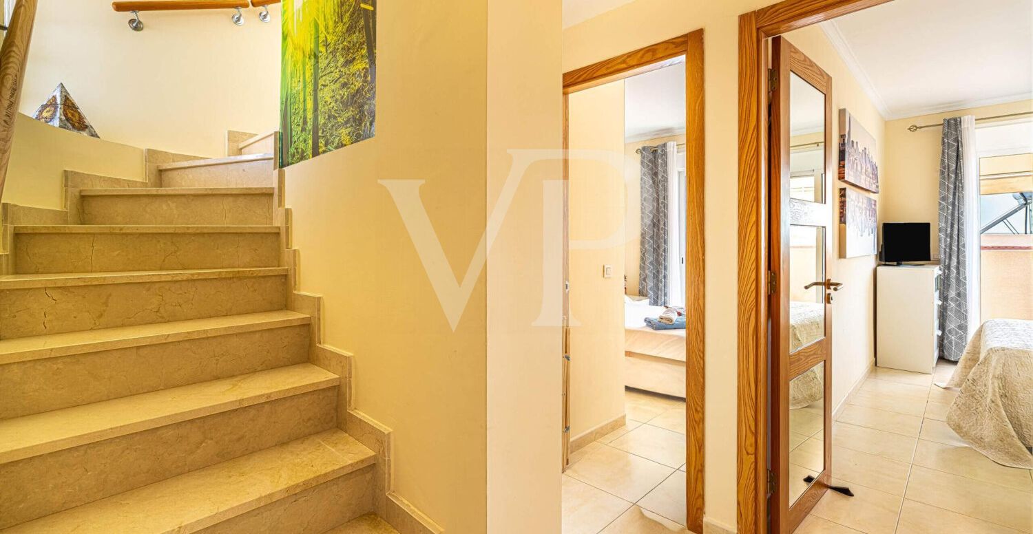 Charming end-terrace house with sea view in Puerto de Santiago