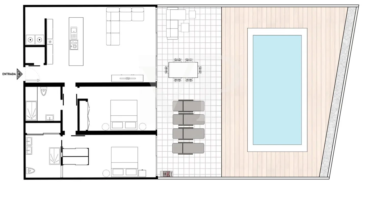 Beeindruckendes Apartment mit privatem Pool in La Caleta