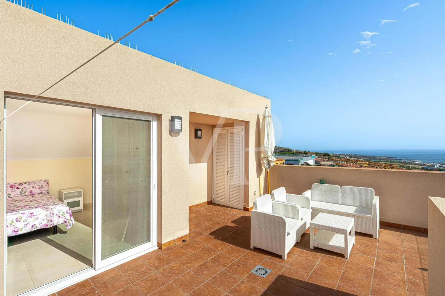 Charmantes Reihenendhaus mit Meerblick in Puerto de Santiago