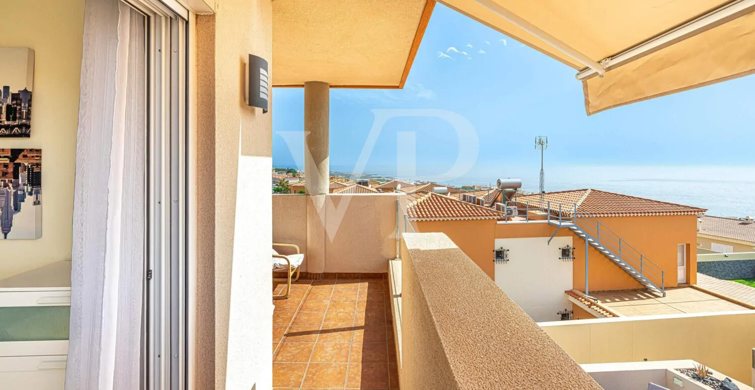 Charmantes Reihenendhaus mit Meerblick in Puerto de Santiago