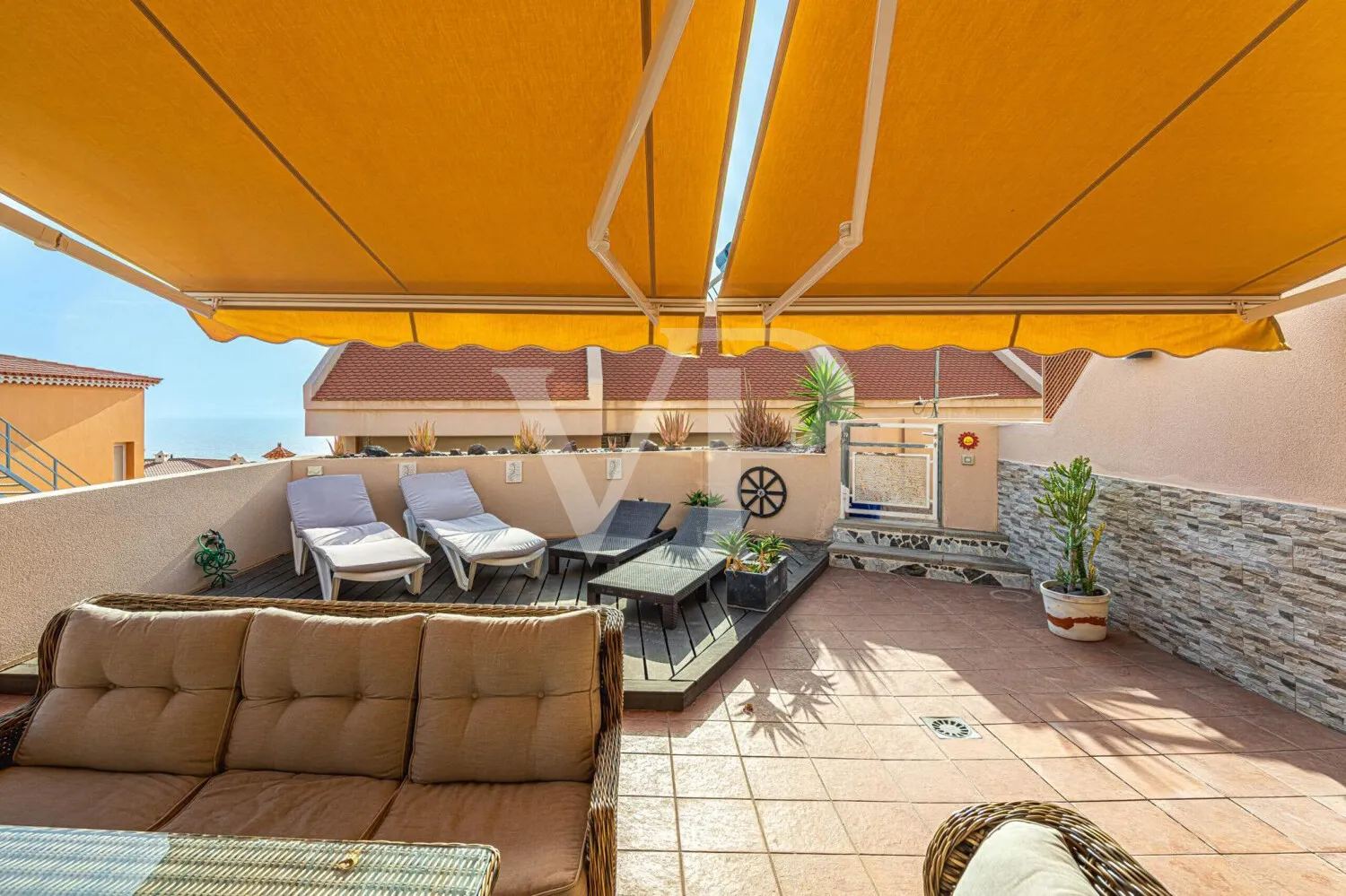 Charmantes Reihenendhaus mit Meerblick in Puerto de Santiago