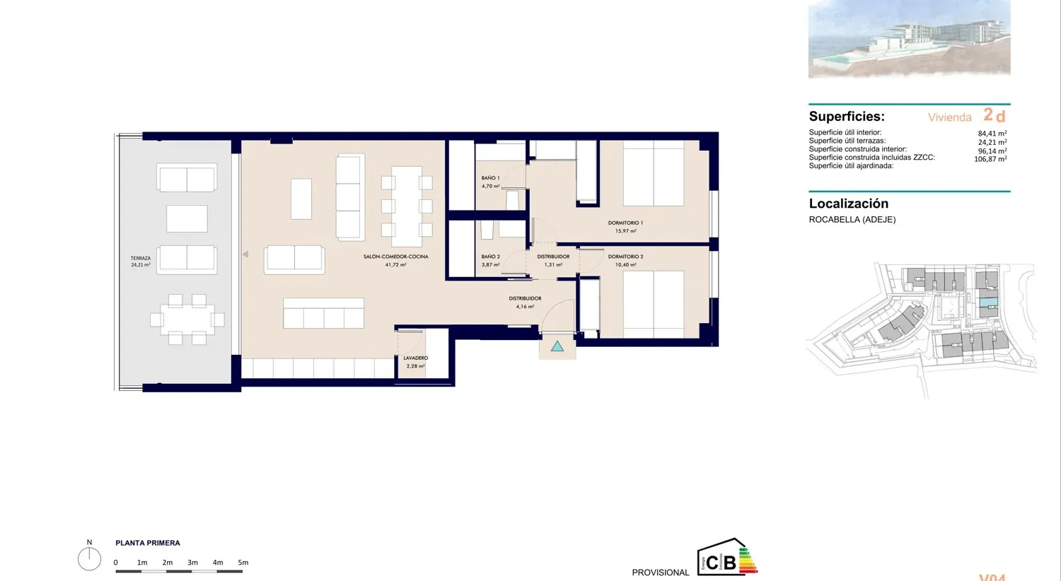 Neubauapartment direkt am Meer mit Blick auf La Gomera – Serene Homes, Callao Salvaje