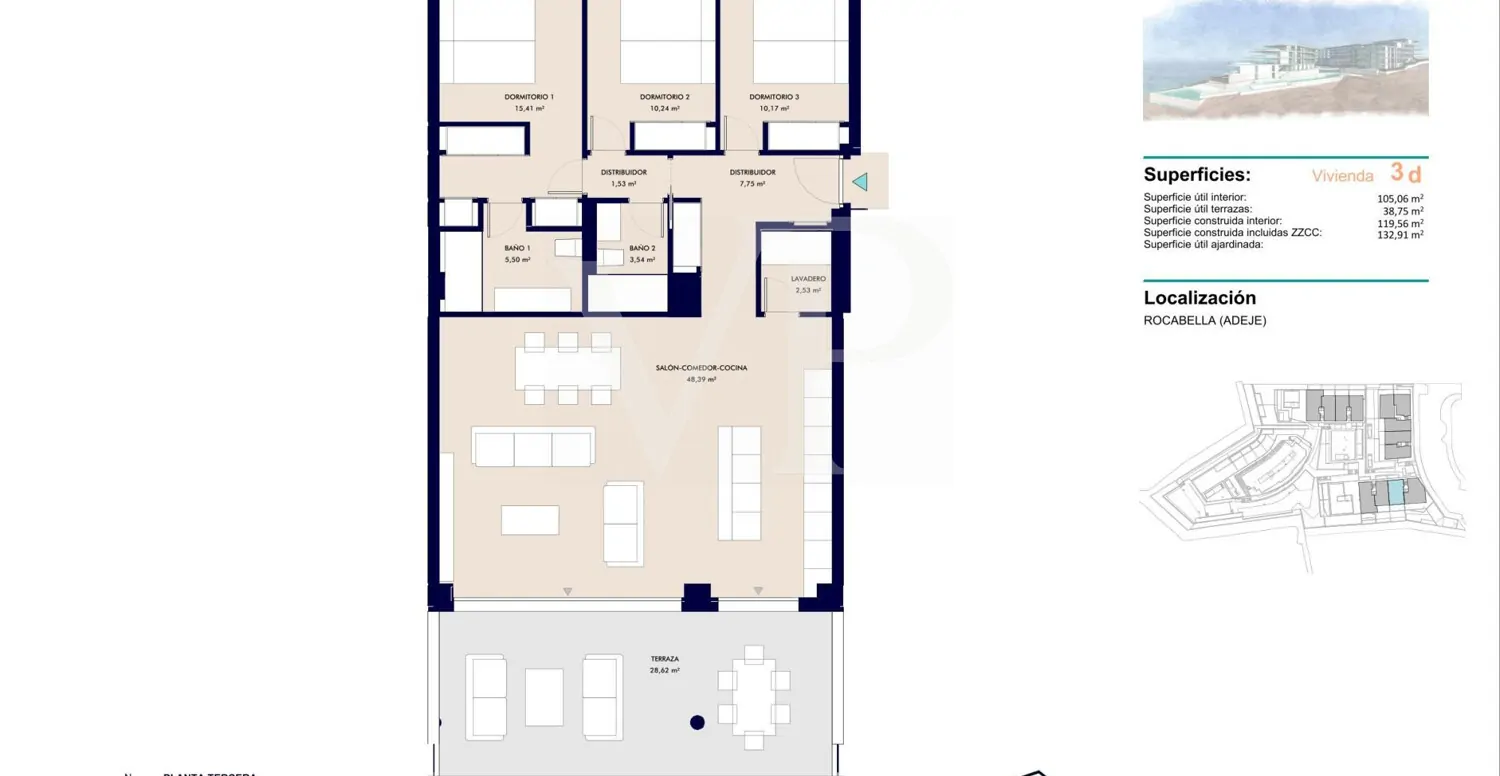 Neubauapartment direkt am Meer mit Blick auf La Gomera – Serene Homes, Callao Salvaje