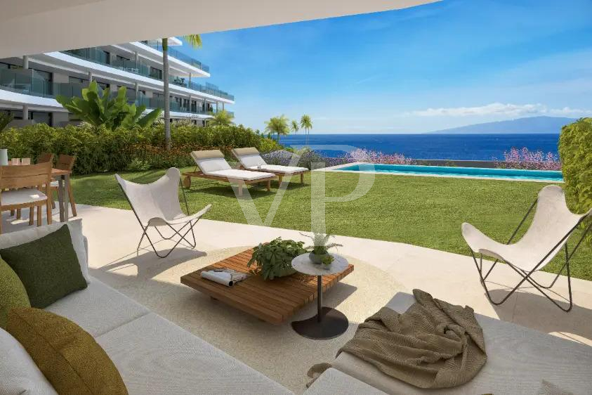 New-build apartment on the seafront with views of La Gomera – Serene Homes, Callao Salvaje