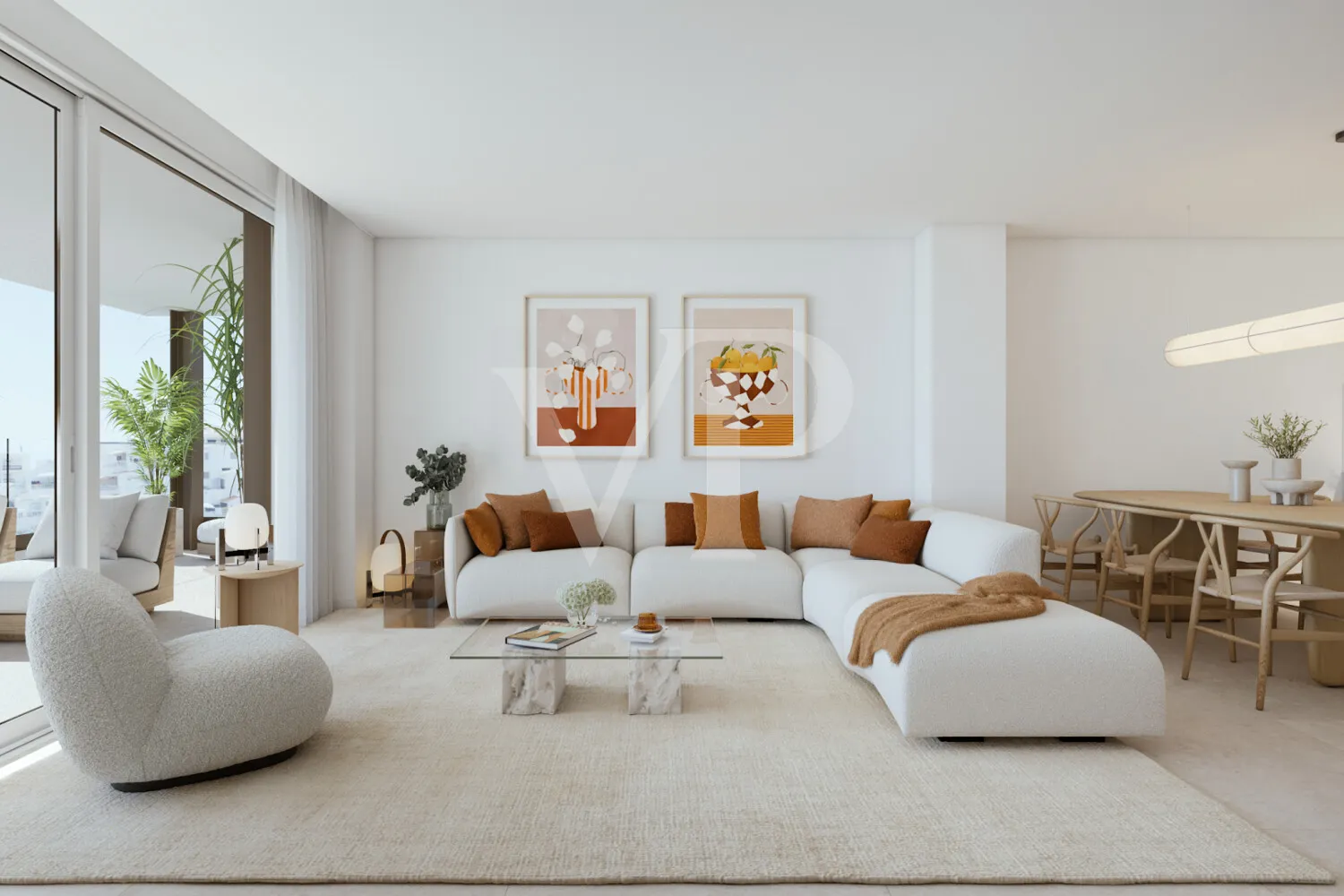 Obra nueva en primera línea de mar en Callao Salvaje - dos dormitorios